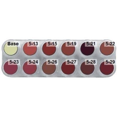 Grimas Lipstick (Pure), 12er-Palette - LB, products-lb.jpg