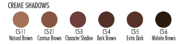 Ben Nye Creme Brown Shadows 0,25 oz. / 7 gr., versch. Farben